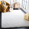 Safavieh Santa Monica Shag SGN725-1010 White Area Rug Room Scene Feature