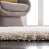 Safavieh Santa Monica Shag SGN725-1212 Ivory Area Rug Detail