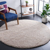 Safavieh Santa Monica Shag SGN725-1313 Beige Area Rug Room Scene Feature