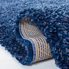 Safavieh Santa Monica Shag SGN725-7070 Navy Area Rug Detail