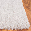 Safavieh Luxe Shag SGX800A White Area Rug Detail