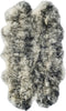Safavieh Sheep Skin SHS121 Ivory / Dark Charcoal Area Rug Main