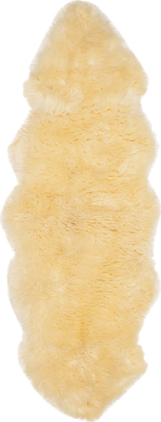 Safavieh Sheep Skin SHS121 Champagne Area Rug 