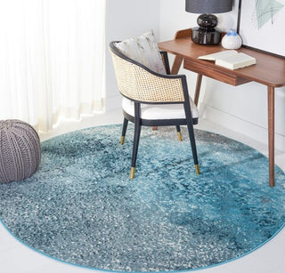 Safavieh Skyler SKY163G Silver / Blue Area Rug Room Scene