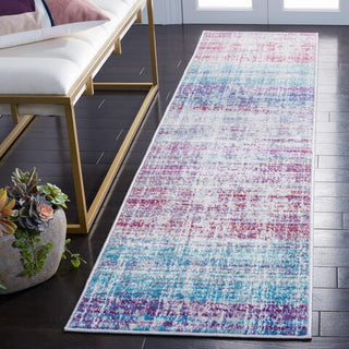 Safavieh Skyler SKY183V Silver / Purple Area Rug Room Scene Feature