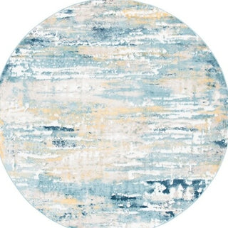 Safavieh Skyler SKY548J Teal / Gold Area Rug Round