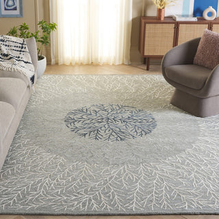 Safavieh Soho SOH257F Grey / Ivory Area Rug Room Scene Feature