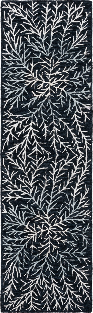 Safavieh Soho SOH257Z Black / Ivory Area Rug Runner