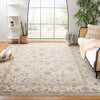 Safavieh Samarkand SRK122F Light Grey / Beige Area Rug Room Scene Feature