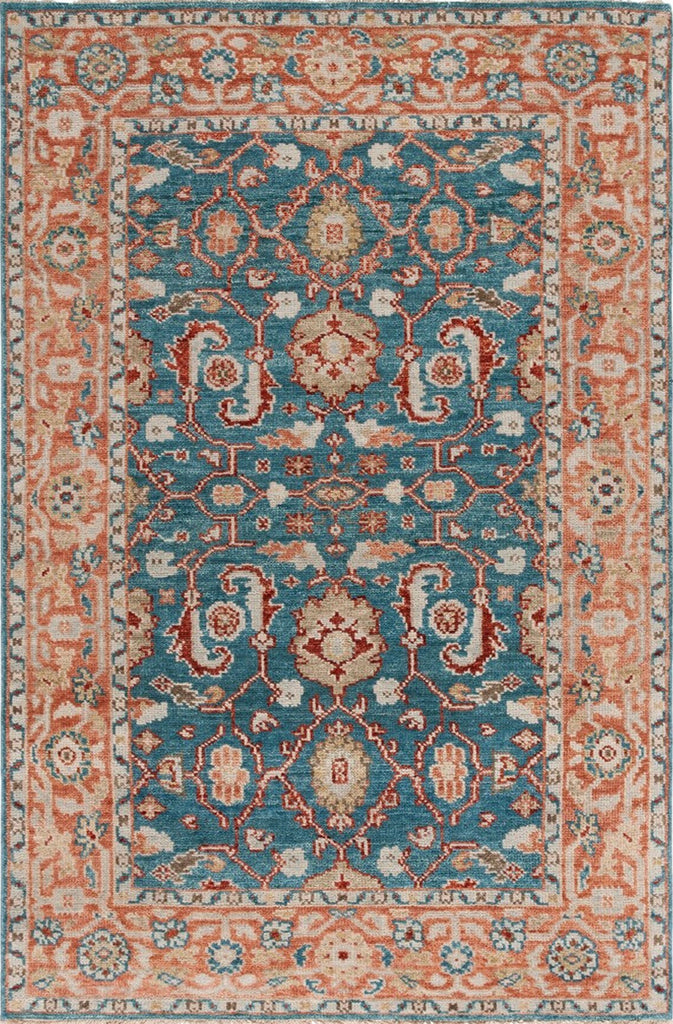 Safavieh Samarkand SRK128K Turquoise / Rust Area Rug main image