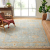 Safavieh Samarkand SRK131M Light Blue / Beige Area Rug Room Scene Feature