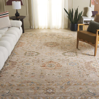 Safavieh Samarkand SRK133T Light Brown / Grey Area Rug Room Scene