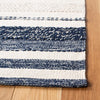 Safavieh Striped Kilim STK502A Ivory / Navy Area Rug Detail