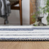 Safavieh Striped Kilim STK514N Navy / Ivory Area Rug Detail