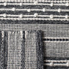 Safavieh Striped Kilim STK516Z Black / Ivory Area Rug Backing