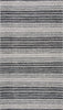 Safavieh Striped Kilim STK516Z Black / Ivory Area Rug main image