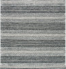 Safavieh Striped Kilim STK516Z Black / Ivory Area Rug Square