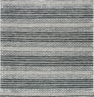 Safavieh Striped Kilim STK516Z Black / Ivory Area Rug Square