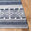 Safavieh Striped Kilim STK522N Navy / Ivory Area Rug Detail