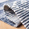 Safavieh Striped Kilim STK522N Navy / Ivory Area Rug Detail