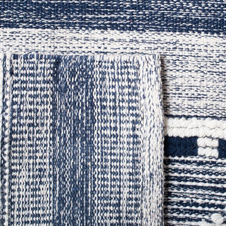 Safavieh Striped Kilim STK522N Navy / Ivory Area Rug Backing