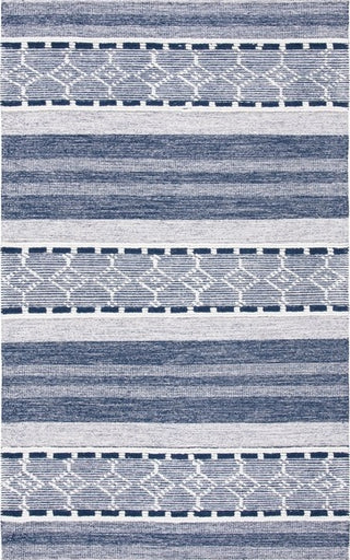 Safavieh Striped Kilim STK522N Navy / Ivory Area Rug main image