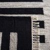 Safavieh Striped Kilim STK806B Beige / Black Area Rug Backing