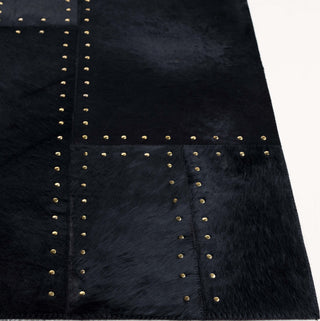 Safavieh Studio Leather STL174Z Black Area Rug Detail