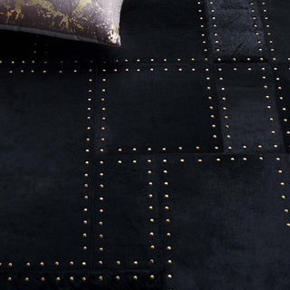 Safavieh Studio Leather STL174Z Black Area Rug Detail