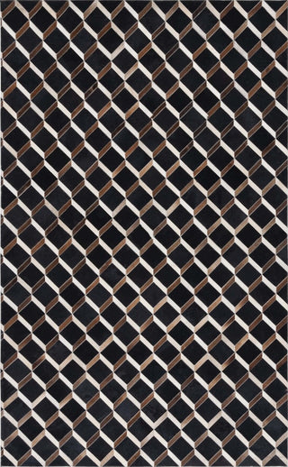 Safavieh Studio Leather STL901Z Black / Brown Area Rug main image
