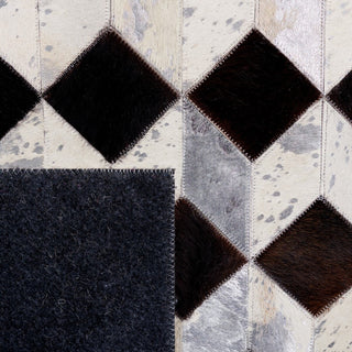 Safavieh Studio Leather STL902B Beige / Black Area Rug Backing