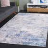 Safavieh Santa Monica STM332 Ivory / Blue Machine Washable Area Rug