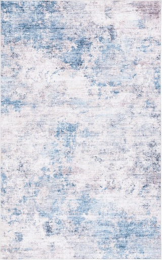 Safavieh Santa Monica STM332 Ivory / Blue Machine Washable Area Rug