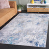 Safavieh Santa Monica STM386 Ivory / Blue Machine Washable Area Rug