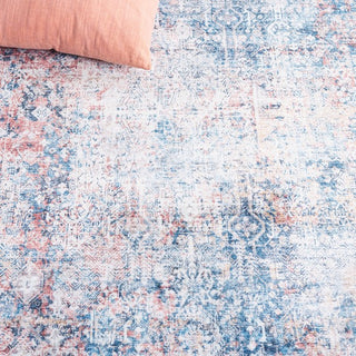 Safavieh Santa Monica STM539 Blue / Rust Machine Washable Area Rug