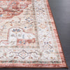 Safavieh Santa Monica STM556 Rust / Gold Machine Washable Area Rug