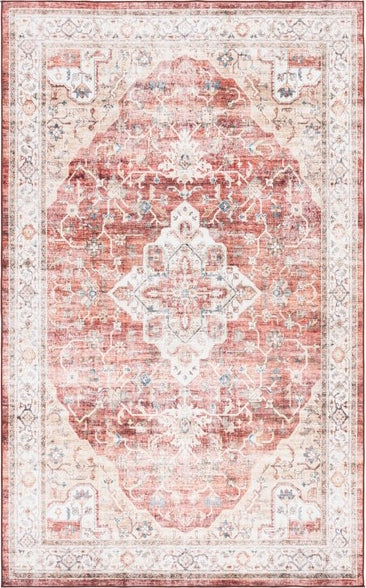Safavieh Santa Monica STM556 Rust/Gold Machine Washable Area Rug