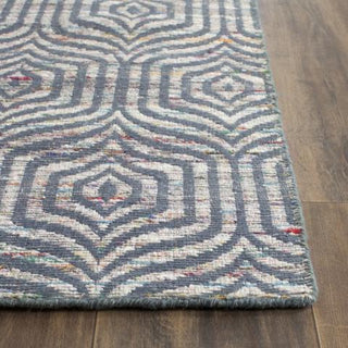 Safavieh Straw Patch STP212 Blue / Multi Area Rug