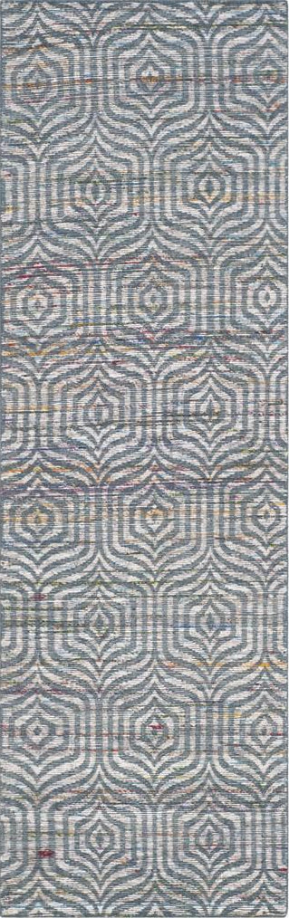 Safavieh Straw Patch STP212 Blue / Multi Area Rug