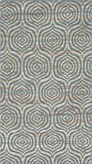 Safavieh Straw Patch STP212 Blue / Multi Area Rug