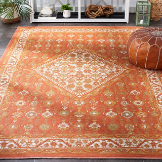 Safavieh Sunrise SUN620 Ivory / Rust Sage Area Rug Room Scene Feature