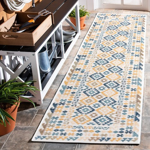 Safavieh Sunrise SUN622 Ivory / Blue Gold Area Rug