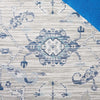 Safavieh Sunrise SUN624 Grey / Blue Ivory Area Rug