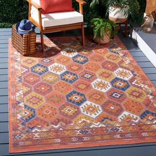 Safavieh Sunrise SUN630 Gold / Rust Blue Area Rug