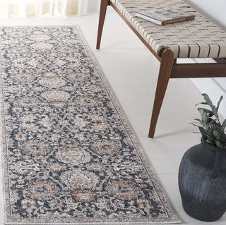 Safavieh Sutton SUT101N Navy / Beige Brown Area Rug Room Scene Feature