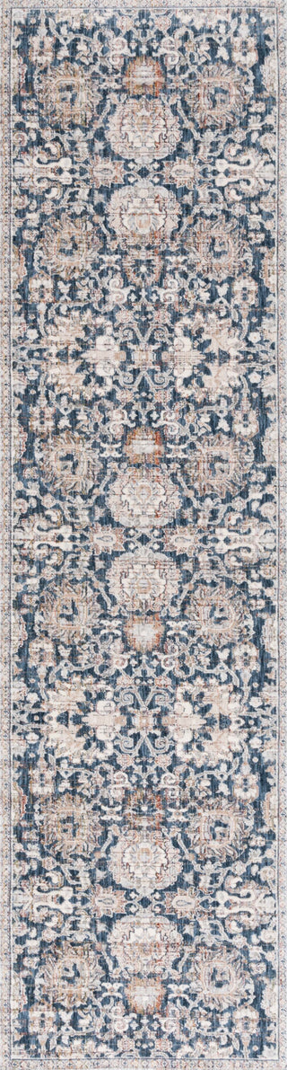 Safavieh Sutton SUT101N Navy / Beige Brown Area Rug Runner