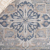 Safavieh Sutton SUT102F Grey / Navy Area Rug Detail