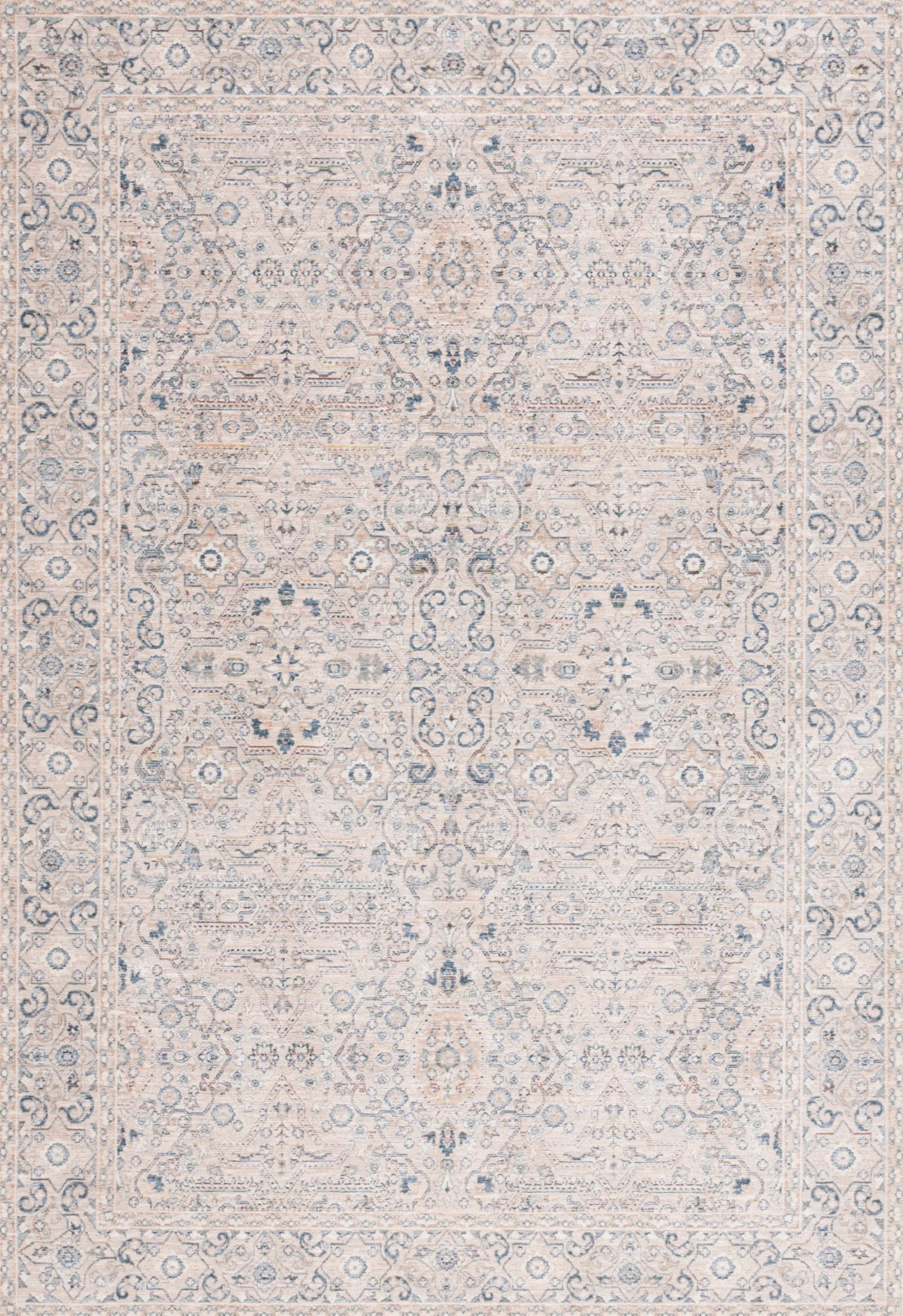 Safavieh Sutton SUT104B Beige / Navy Area Rug main image