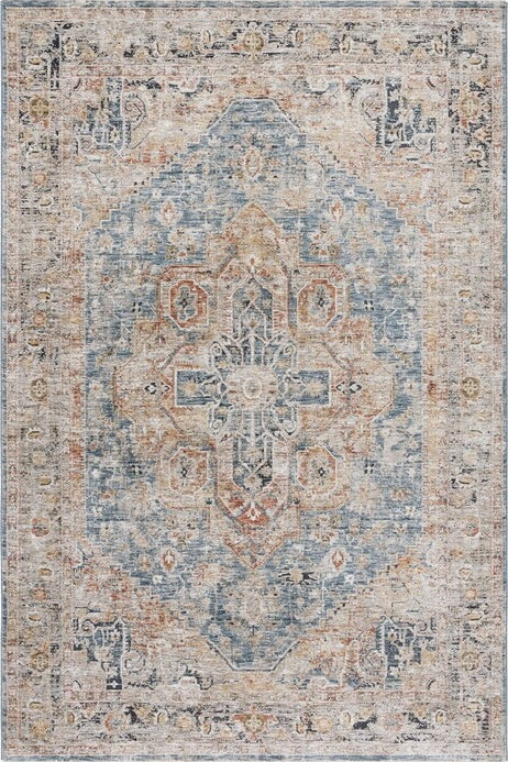 Safavieh Silverado SVD110 Blue / Rust Area Rug