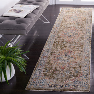 Safavieh Silverado SVD110 Sage / Blue Area Rug Room Scene Feature